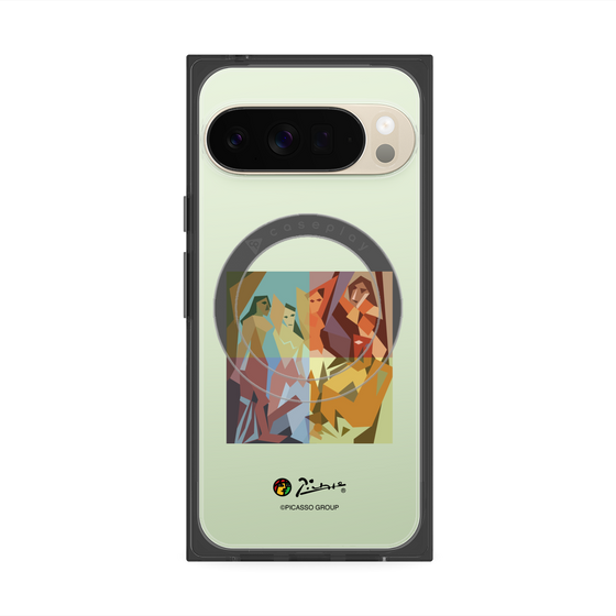 プレミアムスクエアケース with Pixelsnap［ PICASSO - Les Demoiselles d'Avignon ］