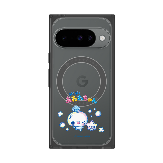 プレミアムスクエアケース with Pixelsnap［ ぷくぷくあわわちゃん - 仲良し ］