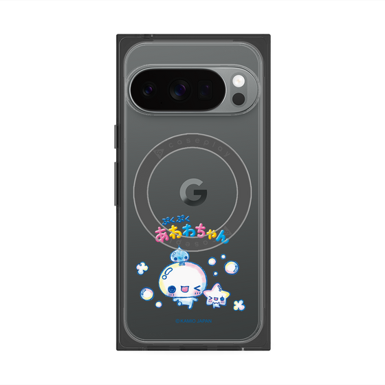 プレミアムスクエアケース with Pixelsnap［ ぷくぷくあわわちゃん - 仲良し ］