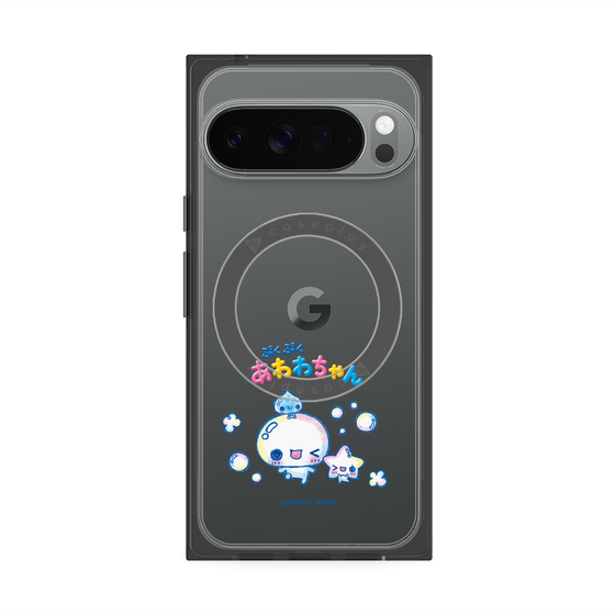 プレミアムスクエアケース with Pixelsnap［ ぷくぷくあわわちゃん - 仲良し ］