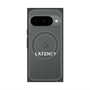 プレミアムスクエアケース with Pixelsnap［ LATENCY - Logotype - Clear ］