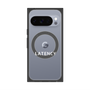 プレミアムスクエアケース with Pixelsnap［ LATENCY - Logotype - Clear ］