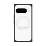 プレミアムスクエアケース with Pixelsnap［ LATENCY - Logotype - White ］