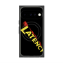 プレミアムスクエアケース with Pixelsnap［ LATENCY - Rock logo - Black ］