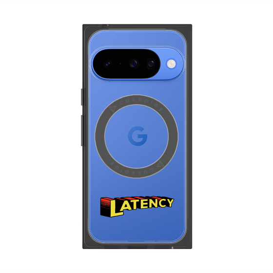 プレミアムスクエアケース with Pixelsnap［ LATENCY - Rock logo ］