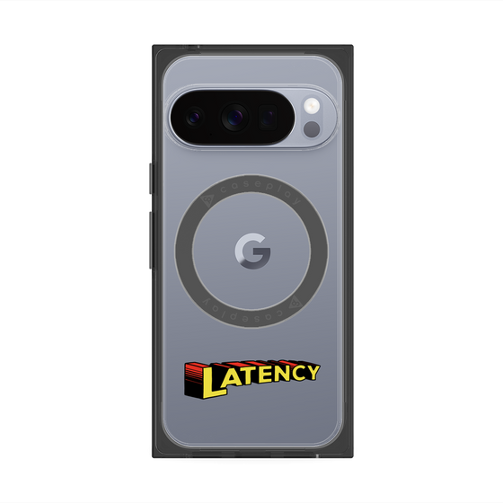 プレミアムスクエアケース with Pixelsnap［ LATENCY - Rock logo ］