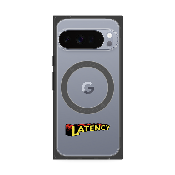 プレミアムスクエアケース with Pixelsnap［ LATENCY - Rock logo ］