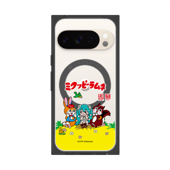 プレミアムスクエアケース with Pixelsnap［ 初音ミク×クッピーラムネ - パッケージ - クリア ］