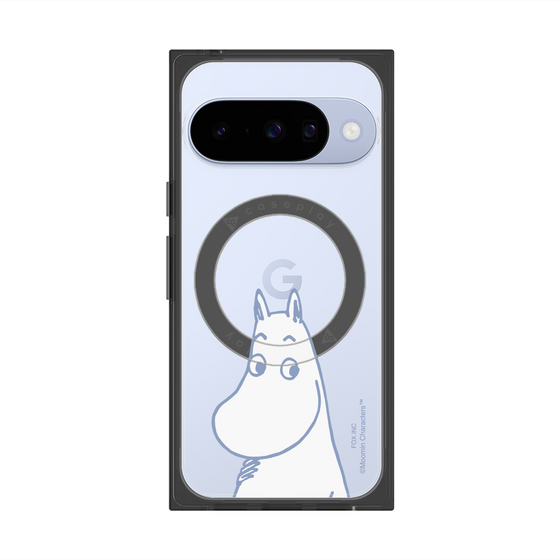 プレミアムスクエアケース with Pixelsnap［ MOOMIN - Familiar face ］
