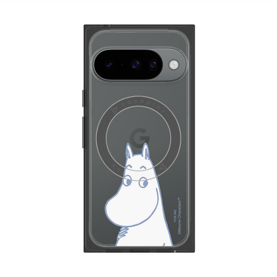 プレミアムスクエアケース with Pixelsnap［ MOOMIN - Familiar face ］