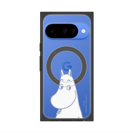 プレミアムスクエアケース with Pixelsnap［ MOOMIN - Familiar face ］