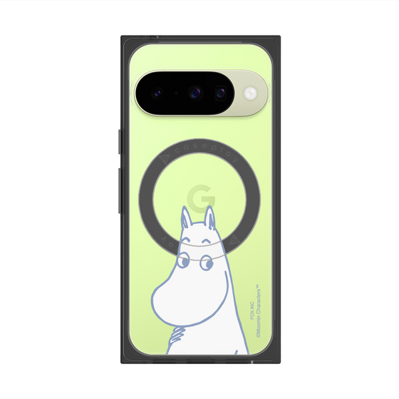 プレミアムスクエアケース with Pixelsnap［ MOOMIN - Familiar face ］