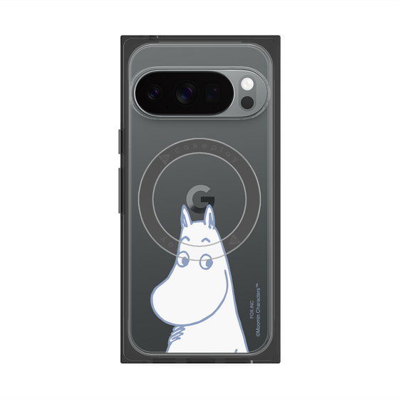 プレミアムスクエアケース with Pixelsnap［ MOOMIN - Familiar face ］