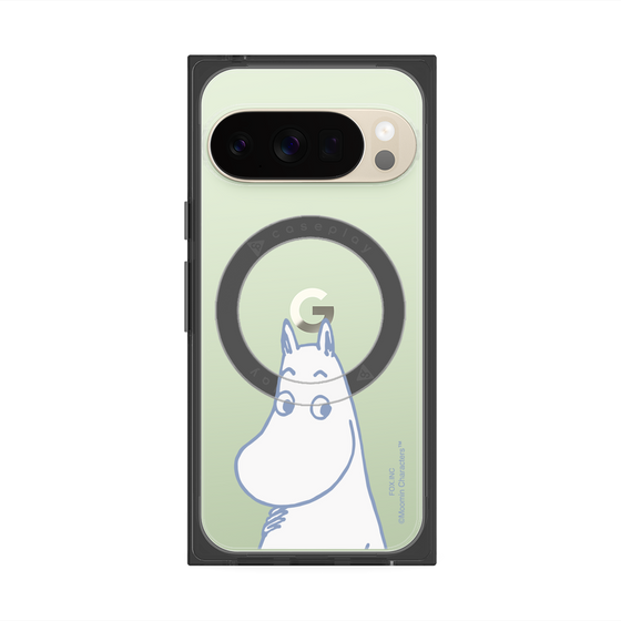 プレミアムスクエアケース with Pixelsnap［ MOOMIN - Familiar face ］