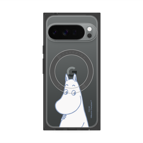 プレミアムスクエアケース with Pixelsnap［ MOOMIN - Familiar face ］