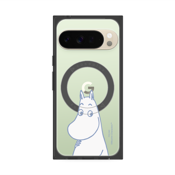 プレミアムスクエアケース with Pixelsnap［ MOOMIN - Familiar face ］