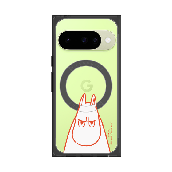 プレミアムスクエアケース with Pixelsnap［ MOOMIN - Angry face ］