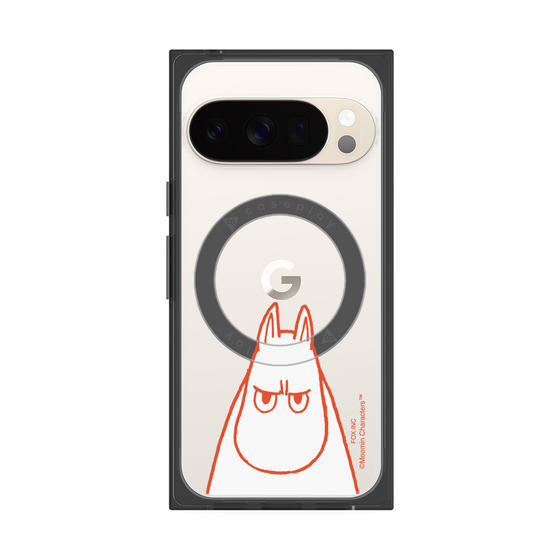 プレミアムスクエアケース with Pixelsnap［ MOOMIN - Angry face ］