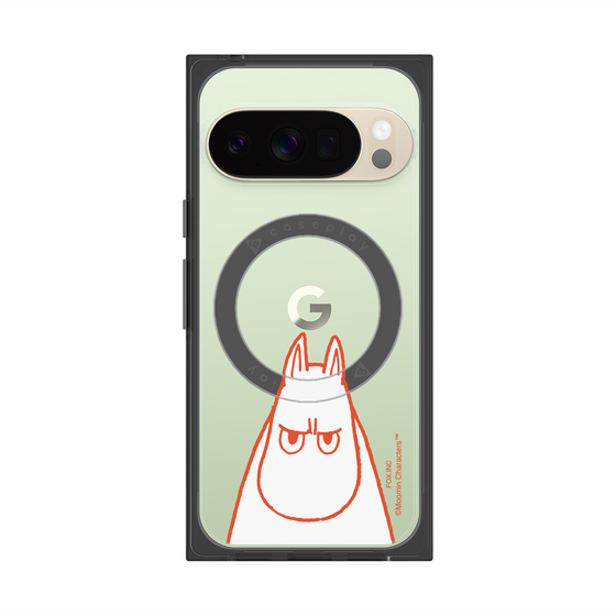 プレミアムスクエアケース with Pixelsnap［ MOOMIN - Angry face ］
