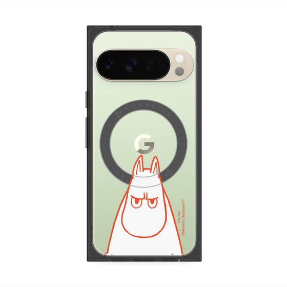 プレミアムスクエアケース with Pixelsnap［ MOOMIN - Angry face ］