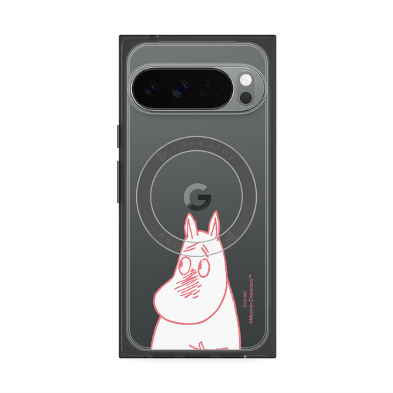 プレミアムスクエアケース with Pixelsnap［ MOOMIN - Blushing face ］
