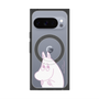 プレミアムスクエアケース with Pixelsnap［ MOOMIN - Fearful face ］