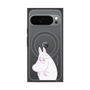 プレミアムスクエアケース with Pixelsnap［ MOOMIN - Fearful face ］