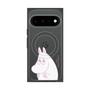 プレミアムスクエアケース with Pixelsnap［ MOOMIN - Fearful face ］