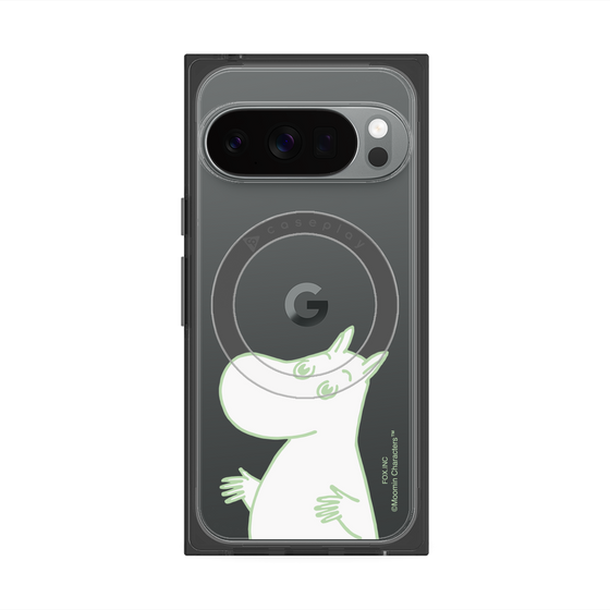 プレミアムスクエアケース with Pixelsnap［ MOOMIN - Sparkling face ］