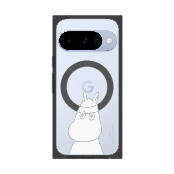 プレミアムスクエアケース with Pixelsnap［ MOOMIN - Troubled face ］