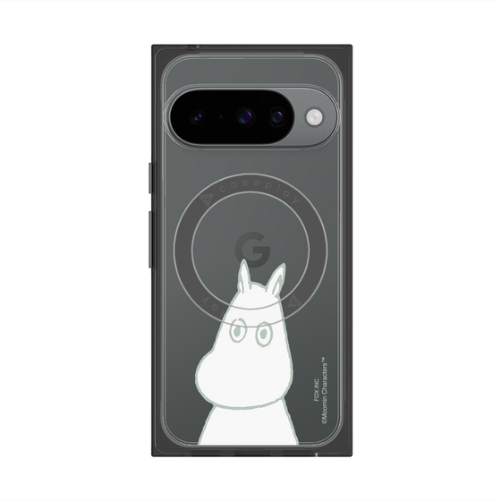 プレミアムスクエアケース with Pixelsnap［ MOOMIN - Troubled face ］
