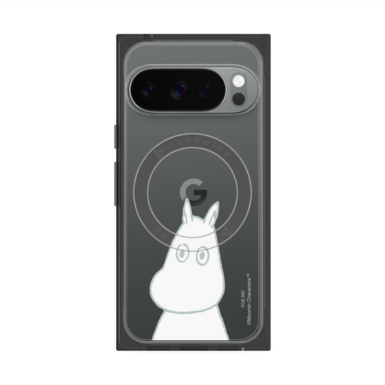 プレミアムスクエアケース with Pixelsnap［ MOOMIN - Troubled face ］