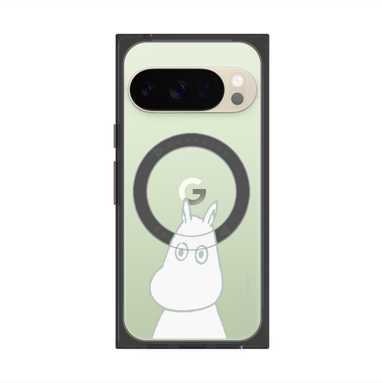 プレミアムスクエアケース with Pixelsnap［ MOOMIN - Troubled face ］
