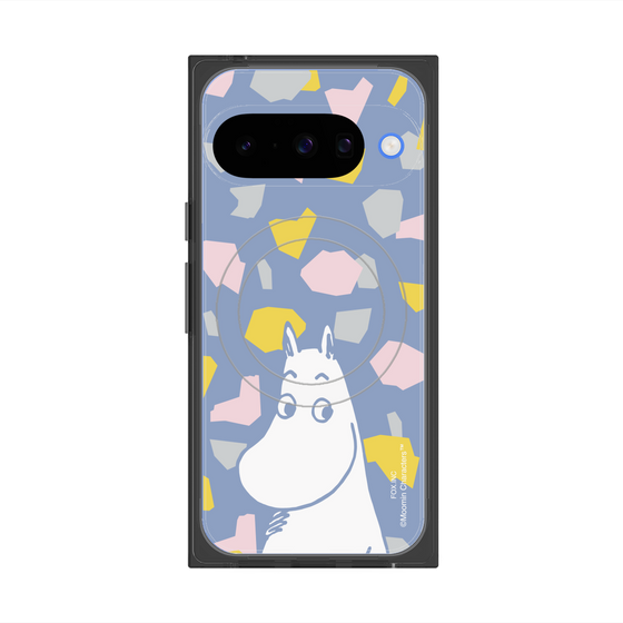 プレミアムスクエアケース with Pixelsnap［ MOOMIN - Familiar face - color ］