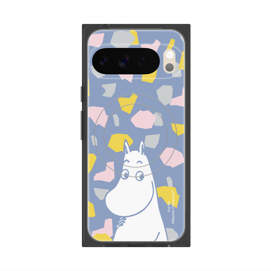 プレミアムスクエアケース with Pixelsnap［ MOOMIN - Familiar face - color ］