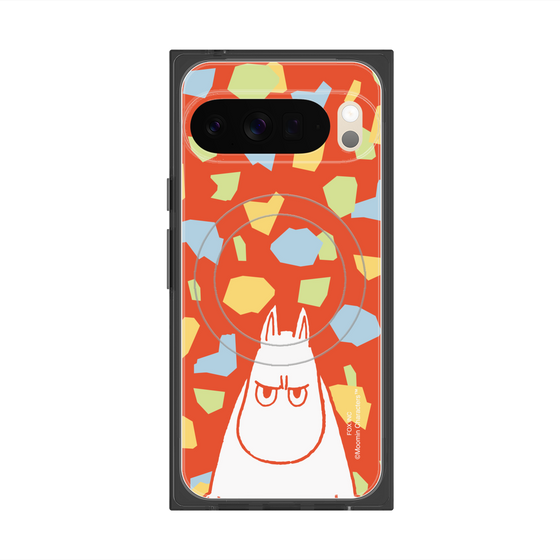 プレミアムスクエアケース with Pixelsnap［ MOOMIN - Angry face - color ］