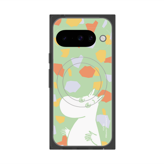 プレミアムスクエアケース with Pixelsnap［ MOOMIN - Sparkling face - color ］
