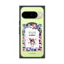 プレミアムスクエアケース with Pixelsnap［ ELLE×マイメロディ＆クロミ - トリコロールカラーグラフィック5 ］