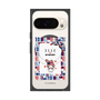 プレミアムスクエアケース with Pixelsnap［ ELLE×マイメロディ＆クロミ - トリコロールカラーグラフィック5 ］