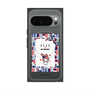 プレミアムスクエアケース with Pixelsnap［ ELLE×マイメロディ＆クロミ - トリコロールカラーグラフィック5 ］