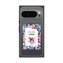 プレミアムスクエアケース with Pixelsnap［ ELLE×マイメロディ＆クロミ - トリコロールカラーグラフィック5 ］