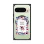 プレミアムスクエアケース with Pixelsnap［ ELLE×マイメロディ＆クロミ - トリコロールカラーグラフィック5 ］