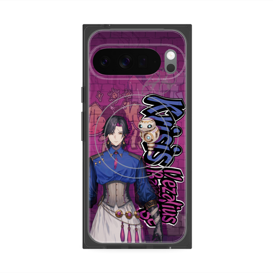 プレミアムスクエアケース with Pixelsnap［ NIJISANJI EN - Vezalius Bandage - ストリート ］