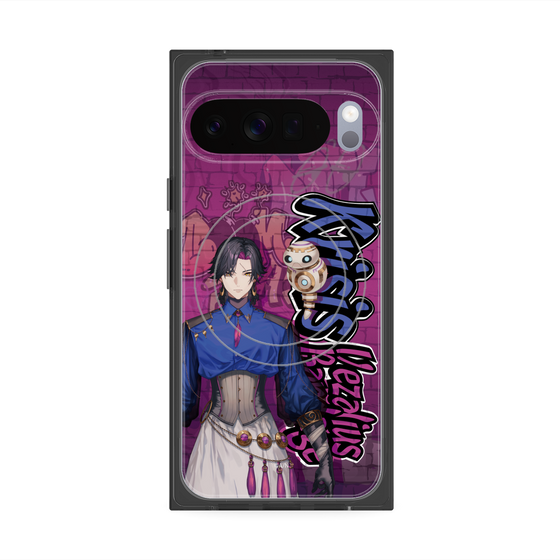 プレミアムスクエアケース with Pixelsnap［ NIJISANJI EN - Vezalius Bandage - ストリート ］
