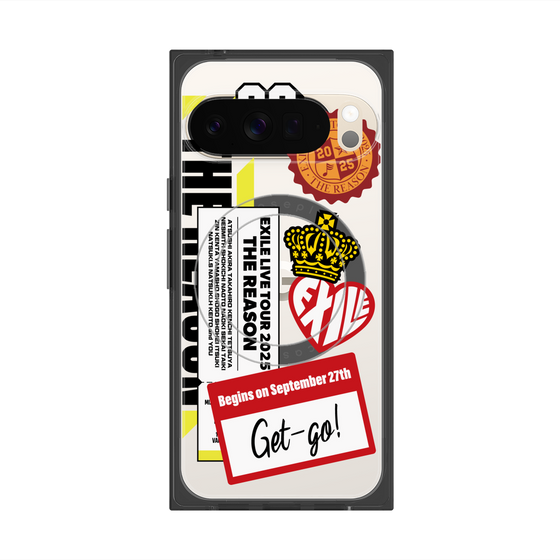 プレミアムスクエアケース with Pixelsnap［ EXILE LIVE TOUR 2025 "THE REASON" - ステッカー ］