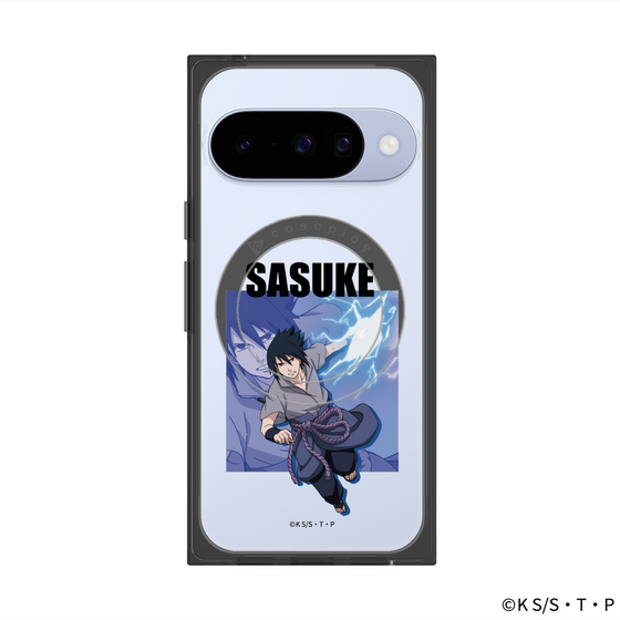 プレミアムスクエアケース with Pixelsnap［ NARUTO-ナルト- 疾風伝 - うちはサスケ ］