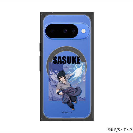 プレミアムスクエアケース with Pixelsnap［ NARUTO -ナルト- 疾風伝 - うちはサスケ ］