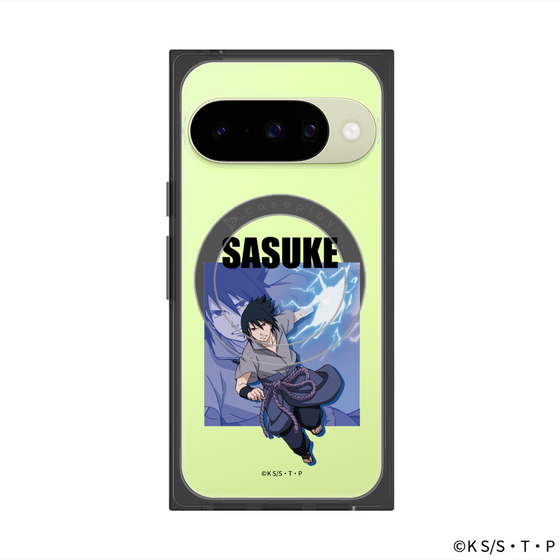 プレミアムスクエアケース with Pixelsnap［ NARUTO -ナルト- 疾風伝 - うちはサスケ ］
