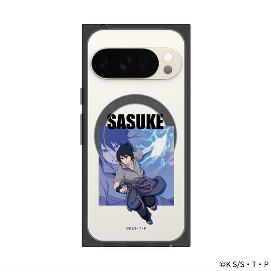 プレミアムスクエアケース with Pixelsnap［ NARUTO-ナルト- 疾風伝 - うちはサスケ ］