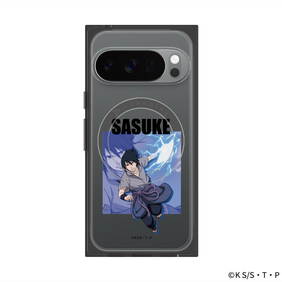 プレミアムスクエアケース with Pixelsnap［ NARUTO -ナルト- 疾風伝 - うちはサスケ ］